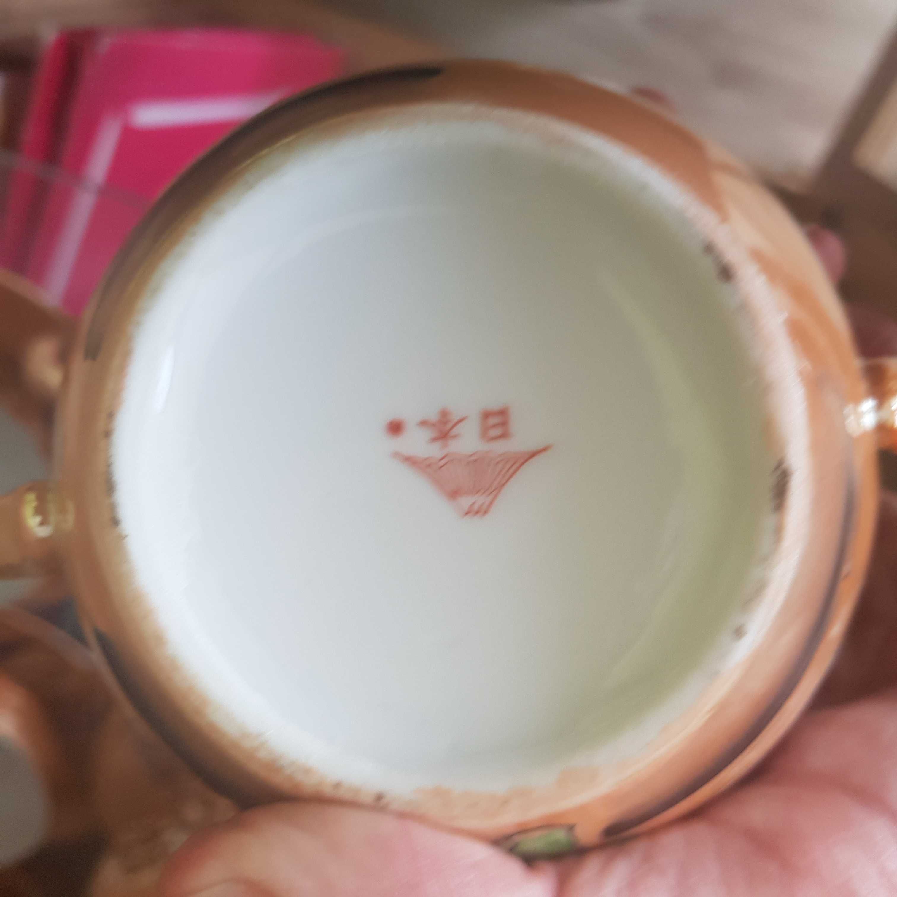 Chińska porcelana serwis śniadaniowy gejsza Vintage