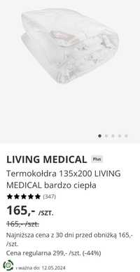 Termo Kołdra bardzo ciepła Jysk Medlical Living 135/200