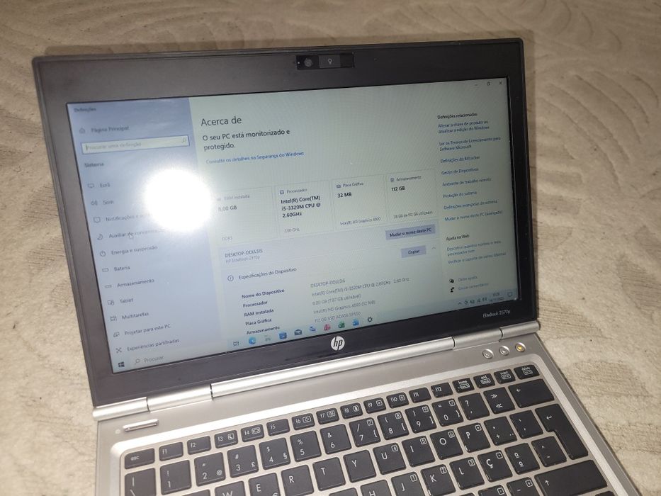 HP Elitebook 2570p i5 de 3th gen