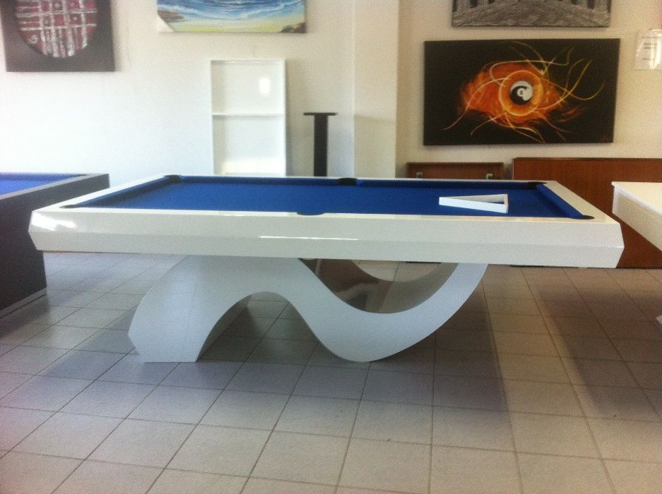 Bilhar - Mesa de Bilhar - Snooker I Azul Branco