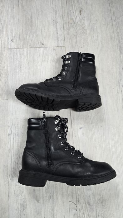 Buty botki dziewczęce rozmiar 36 h&m ocieplane zimowe