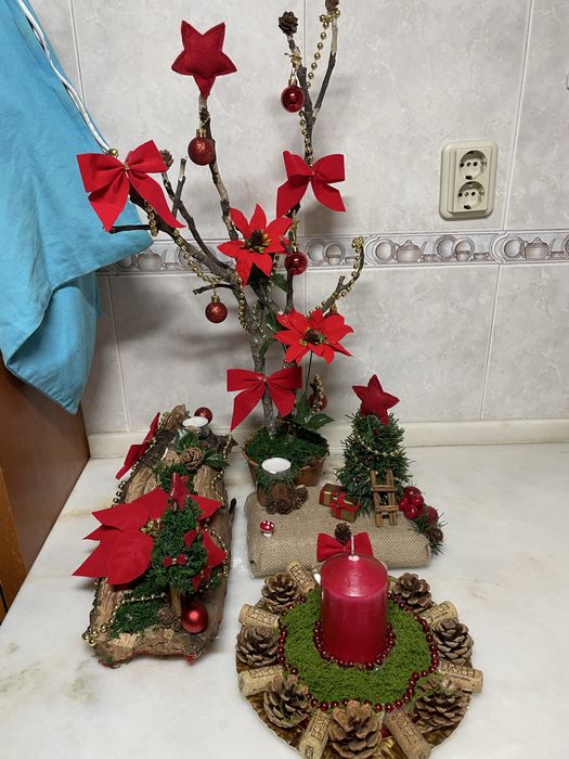 Centros de mesa, grinaldas e coisas giras e diferentes