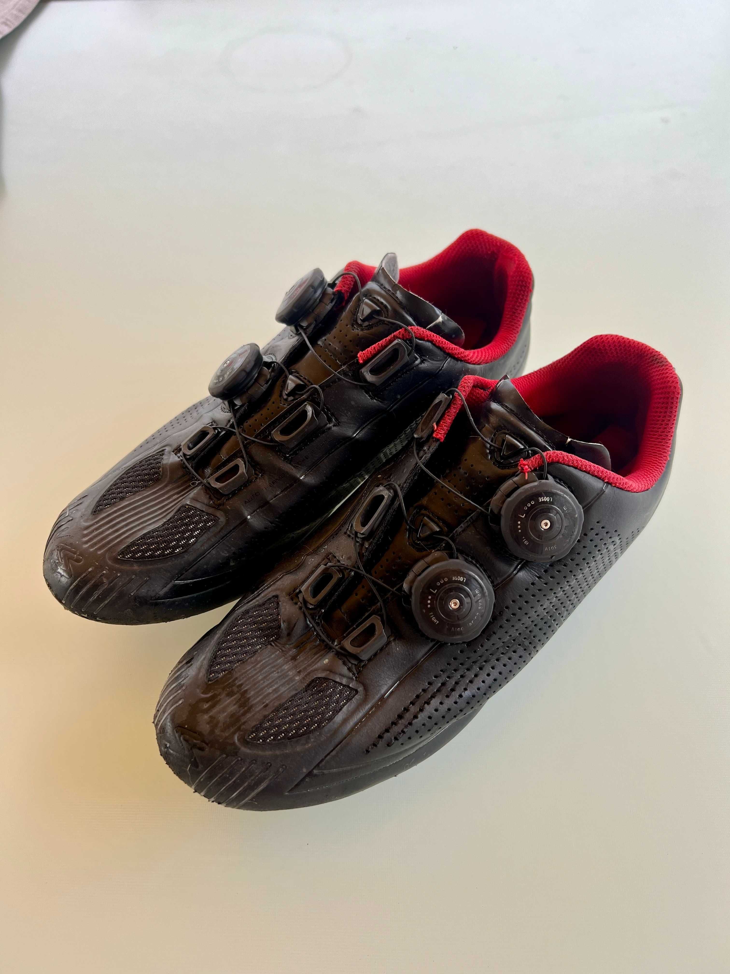Sapatos Encaixe Ciclismo Estrada e BTT Usados
