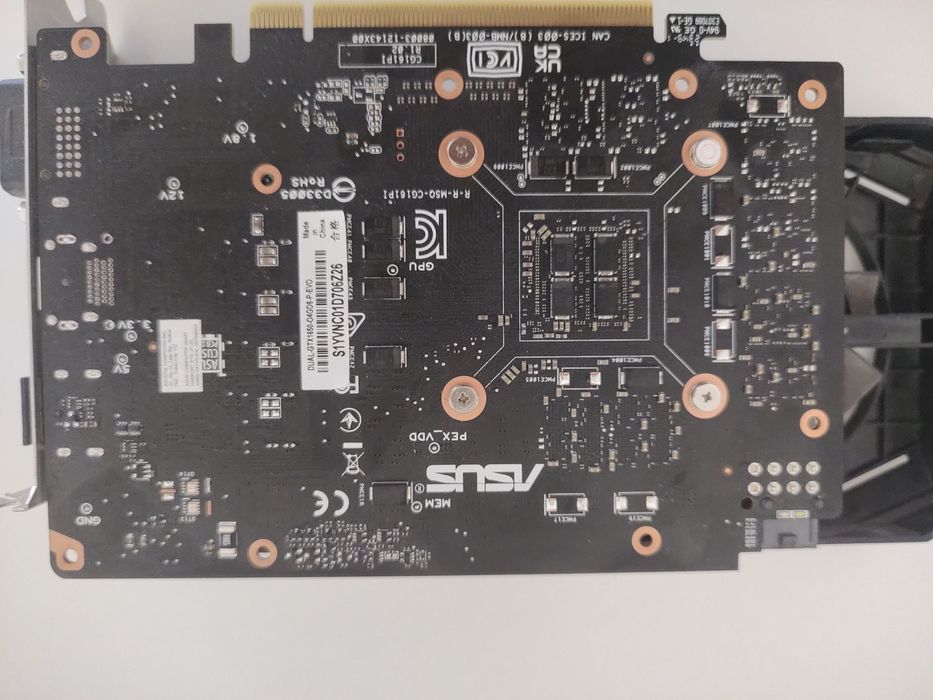 GTX 1650 asus dual 4 gb