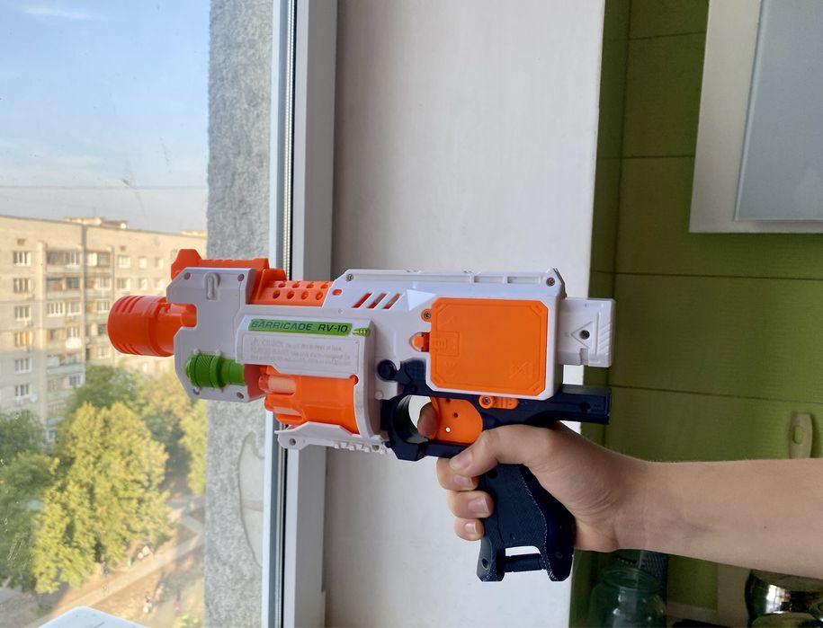 Бластер напівавтомат Barricade rv 10 з батарейками