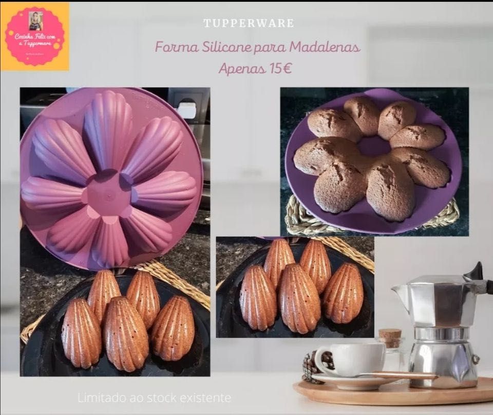 Forma para Madalenas Tupperware