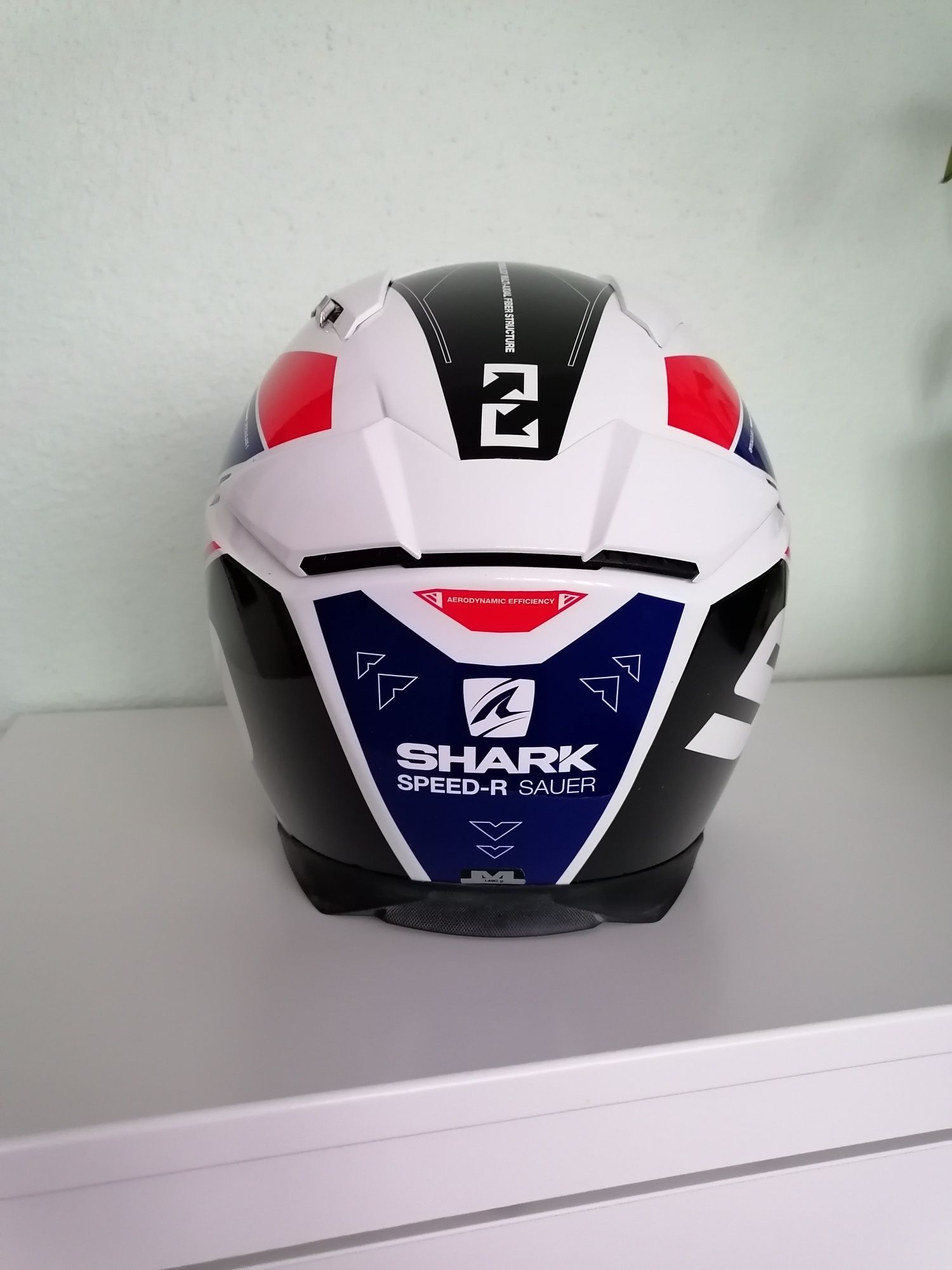 Kask motocyklowy męski lub damski  rozmiar M  Shark Speed R Sauer