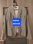 Żakiet, wełna i jedwab