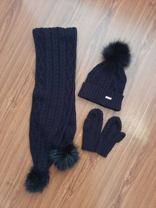 Шапка, шарф, рукавички для дівчинки/ хлопчика 3-6 років.Шапка на осінь