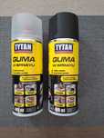 Tytan guma w sprayu czarna i bezbarwna