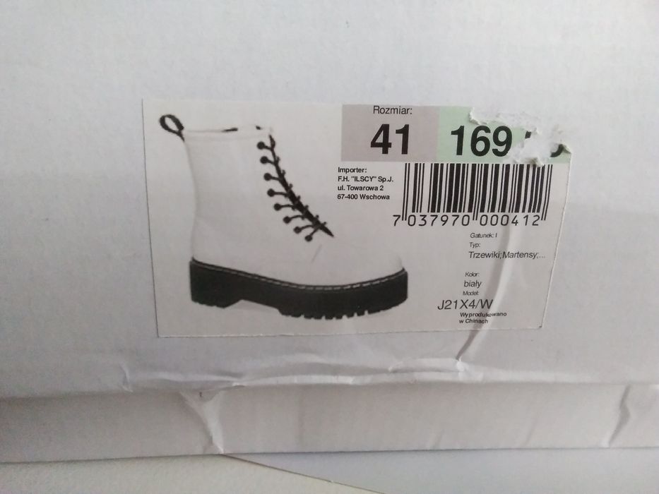 Nowe trapery lakierowane Casu, rozm. 41,Bydgoszcz Śródmieście