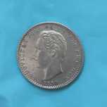 100 Réis 1889 - D. Luís I - prata