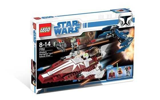 LEGO 7751 Star Wars Myśliwiec Ahsoki - 100% komplet