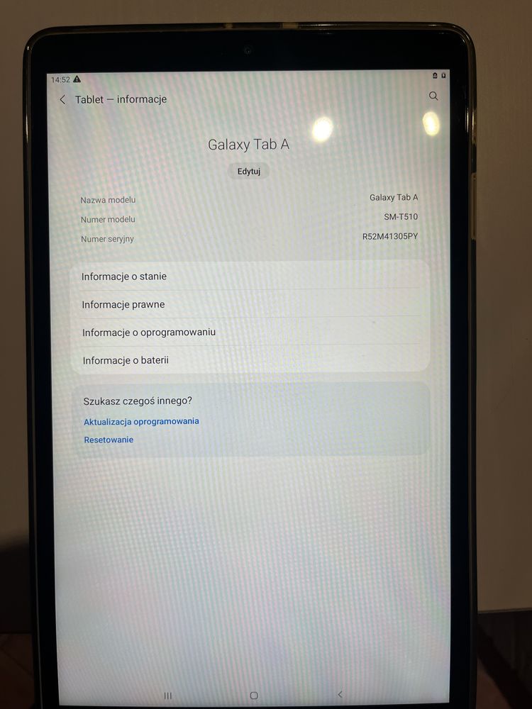 Tablet Samsung GalaxyTab A