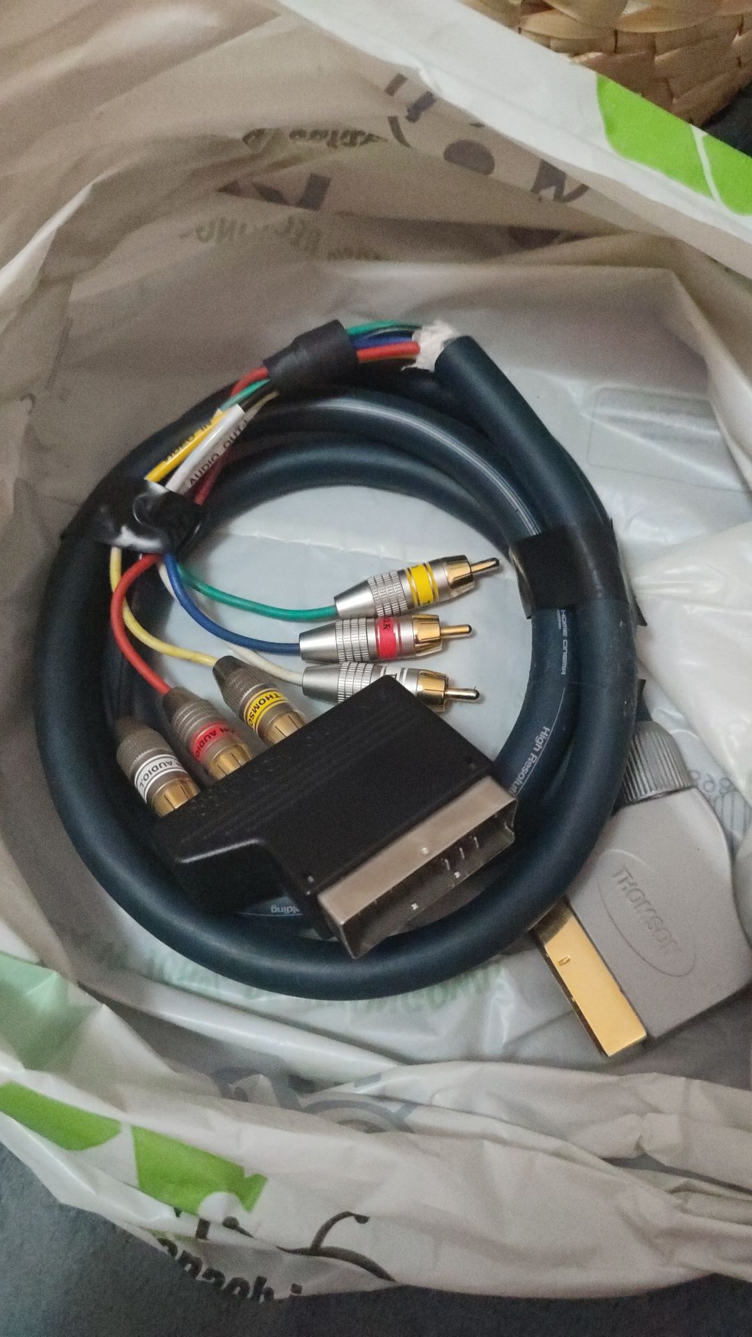 Kabel eurozłącze thomson scart