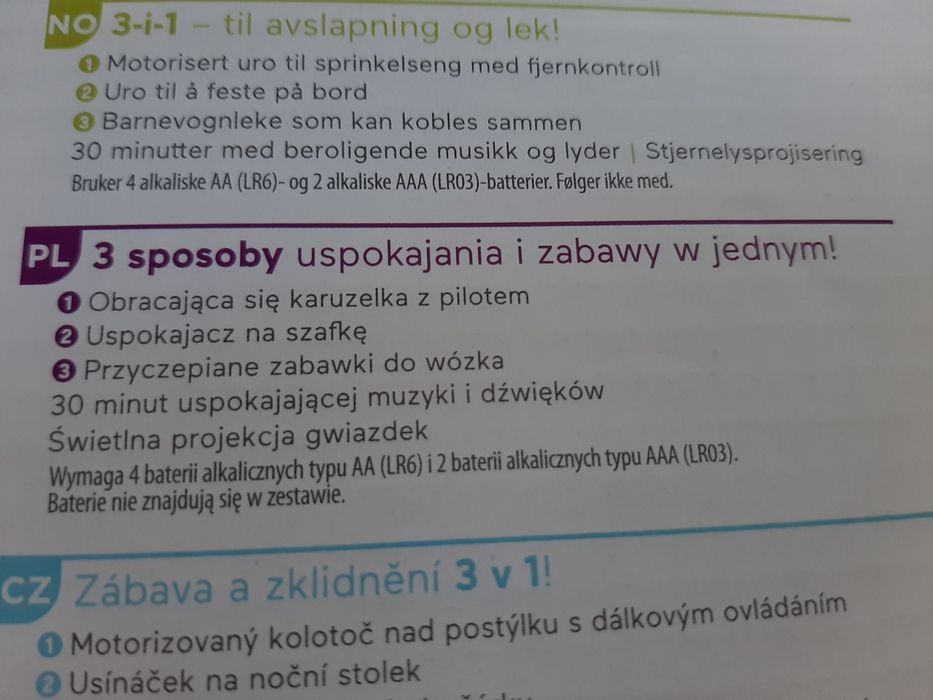 Karuzela nad łóżeczko Fisher Price Butterfly Dreams 3w1