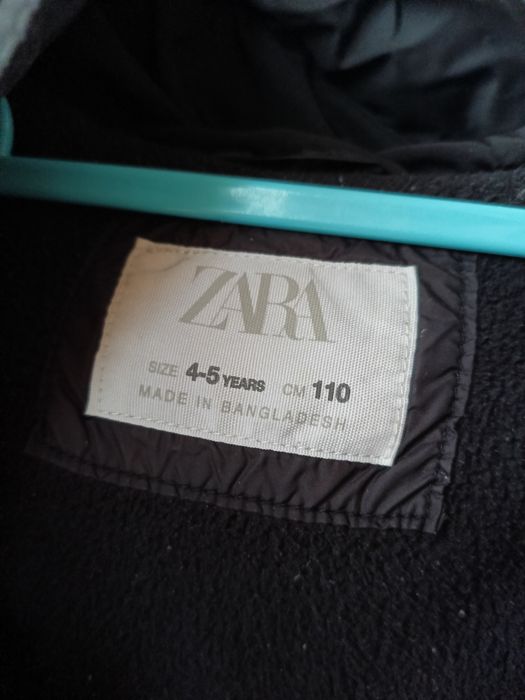 Дитяча зимова куртка на дівчинку 4-5 років від Zara 104-110