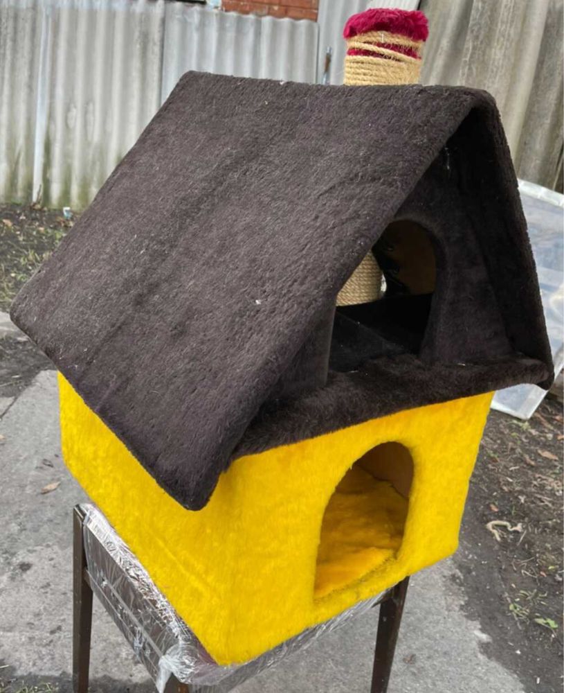 Продам кошачий домик-царапалка - кошкин дом.
