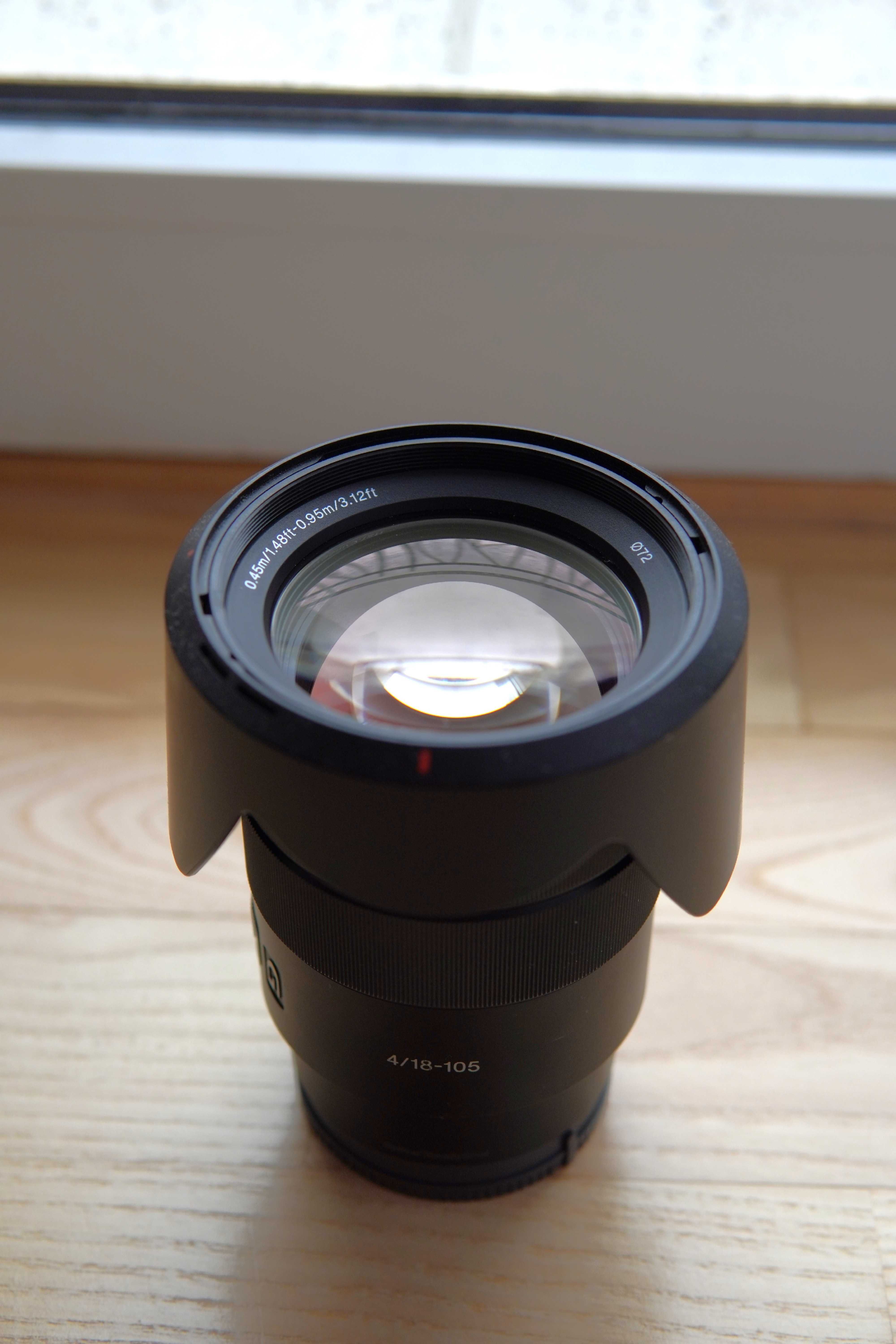 Sony SELP18105G - Obiektyw E PZ 18 – 105 mm f/4 G OSS