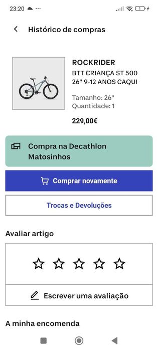 Bicicleta Rockrider 500 ST / criança