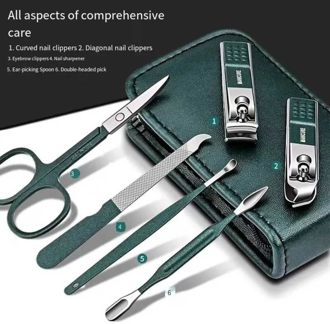 Набор маникюрный 6 предметов Nail Clipper Set 6в1 Chansin