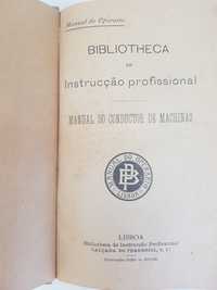 Livro muito Antigo Construcão Maquinas