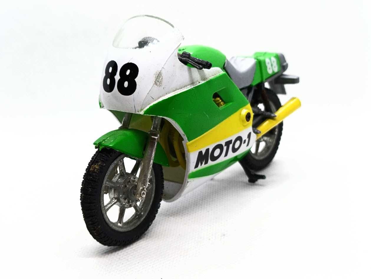 Brinquedo vintage moto Kawasaki Escala 1:18 plástico