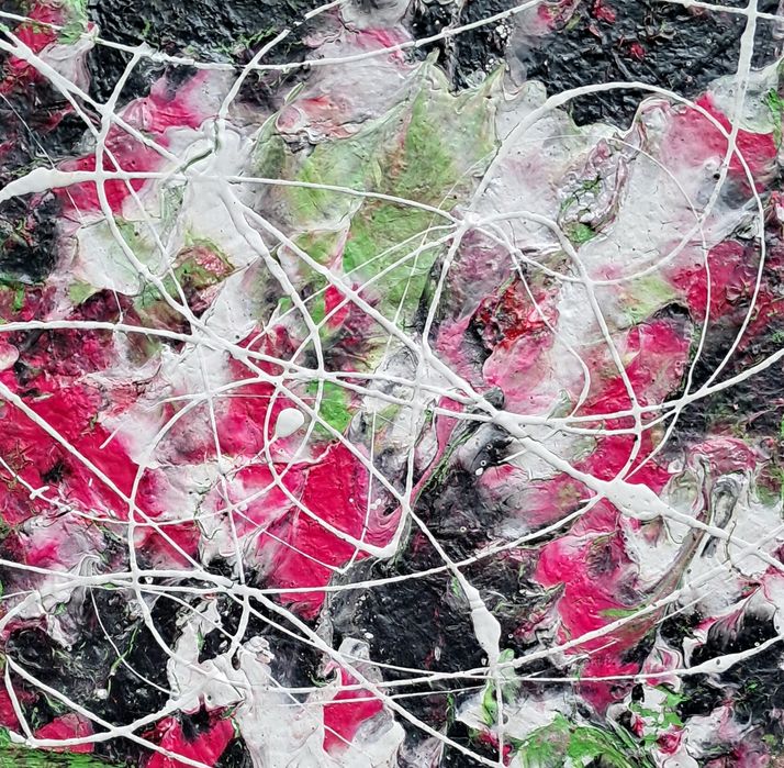 Atenção compre 3 pague 1 uma das pinturas abstractas expressionistas