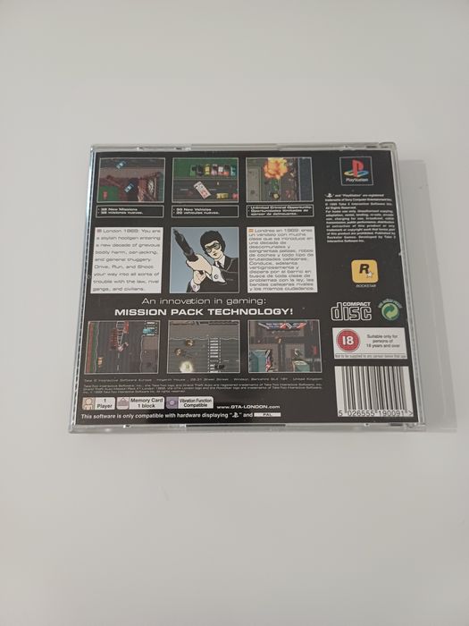 Grand Theft Auto GTA London Sony PlayStation PS1 angielska