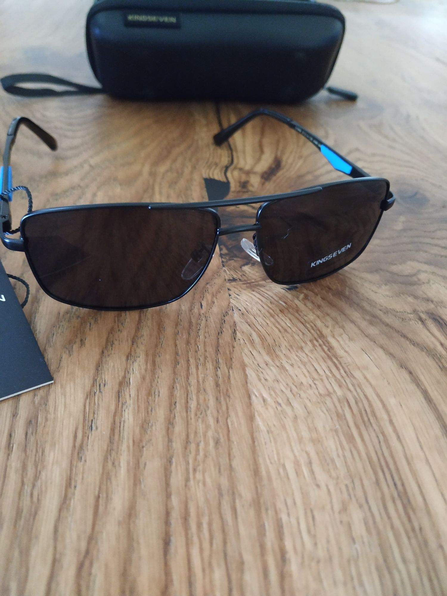 Okulary przeciwsłoneczne męskie Kingseven z etui tui