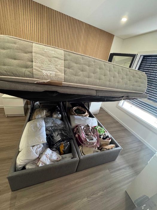 Sommier, Colchão e Cabeceira