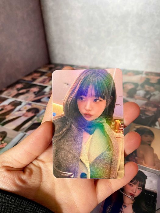Набір kpop голографічних карток Войон айв, Wonyoung ive
