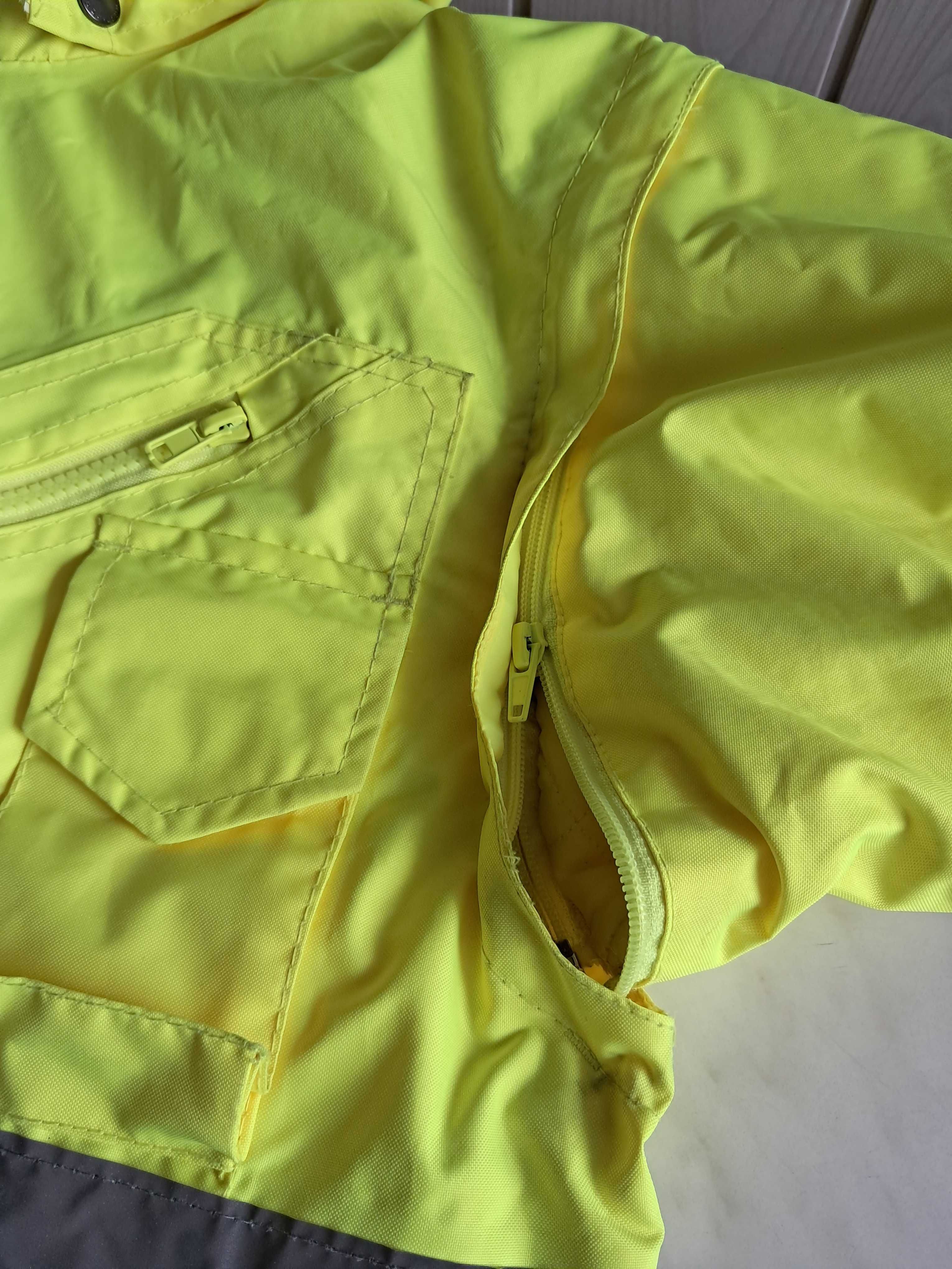 Kurtka męska odblaskowa 3w1 - odpinane rękawy i podpinka XL/2XL