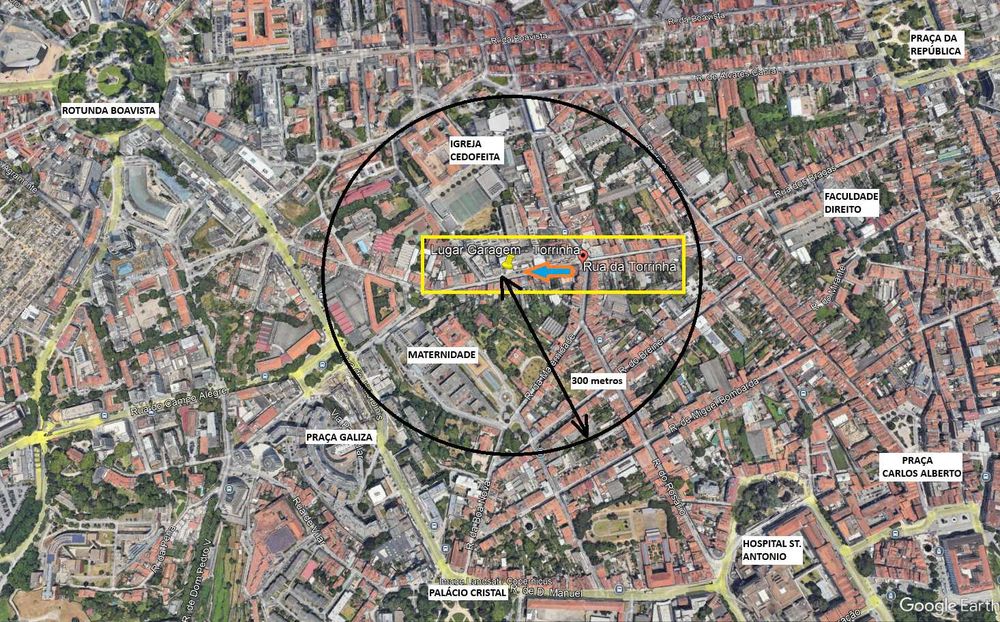 Aluga-se Lugar Duplo Garagem (2 carros) - Rua da Torrinha