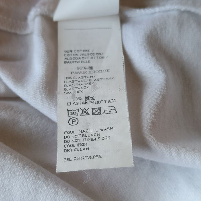 Biały T-shirt z napisem Paul & Shark yachting