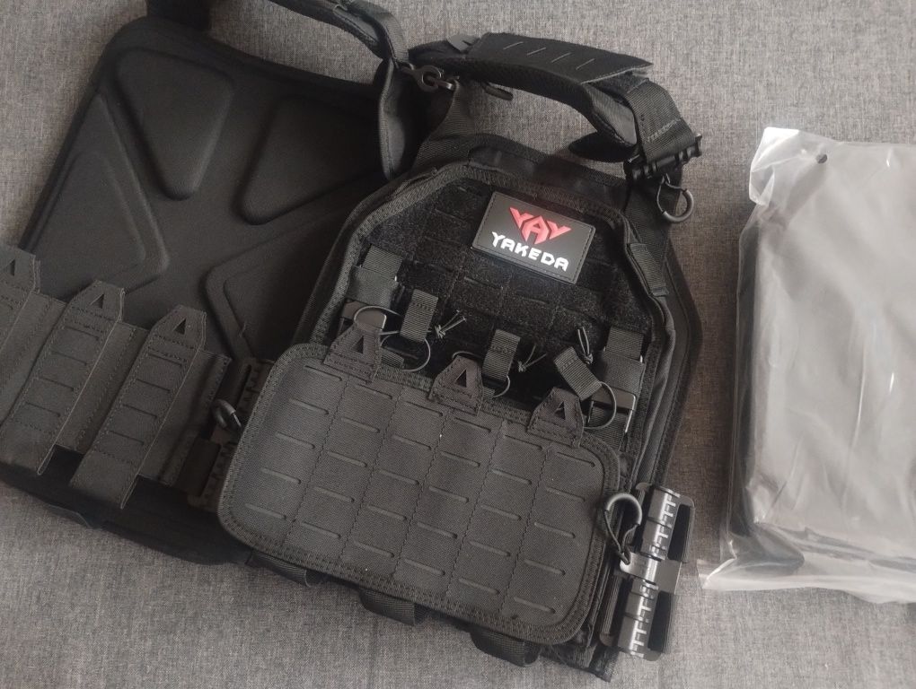 kamizelka taktyczna Yakeda plate carrier czarna
