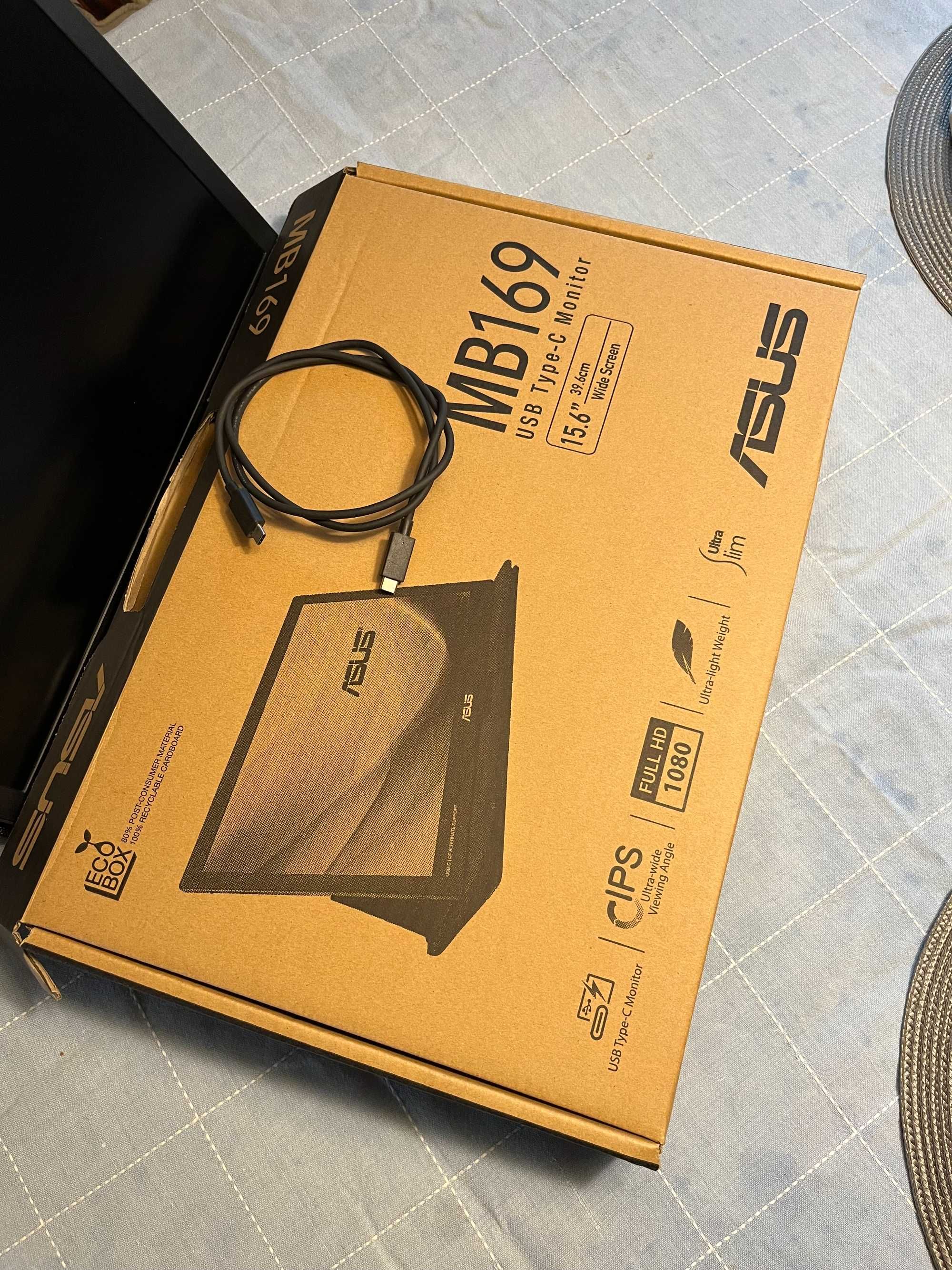 Asus Monitor USB Type-C (MB169) NOVO!