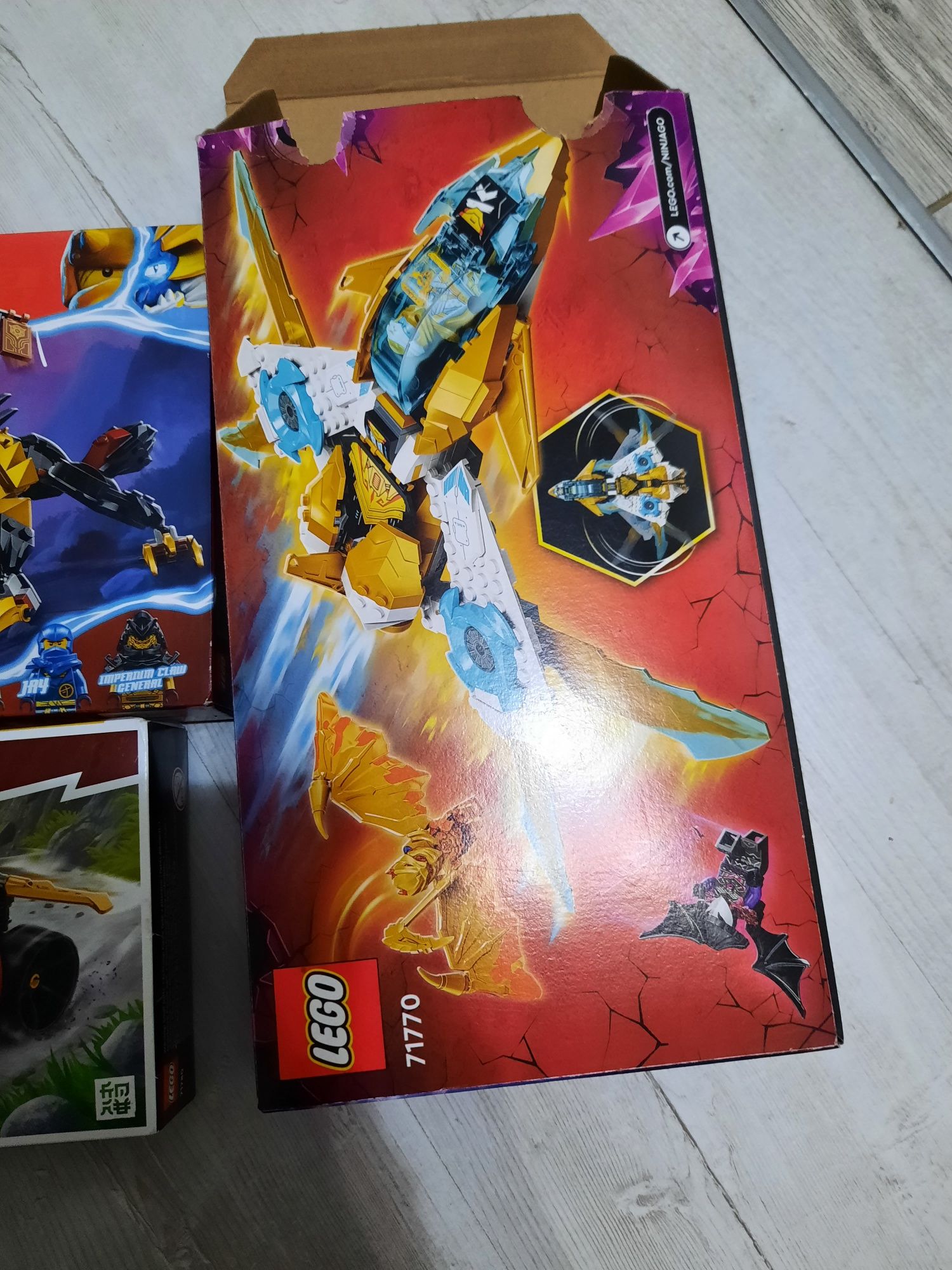 3 x karton lego ninjago