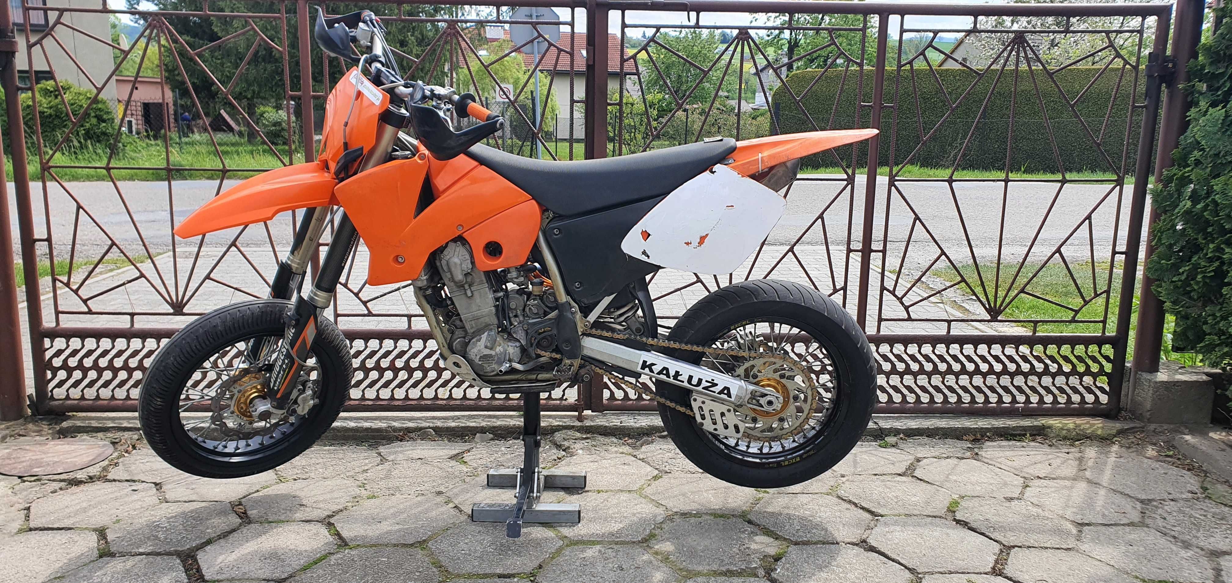 KTM 450 EXC Supermoto, Kałuża Motocykle, zamiana.