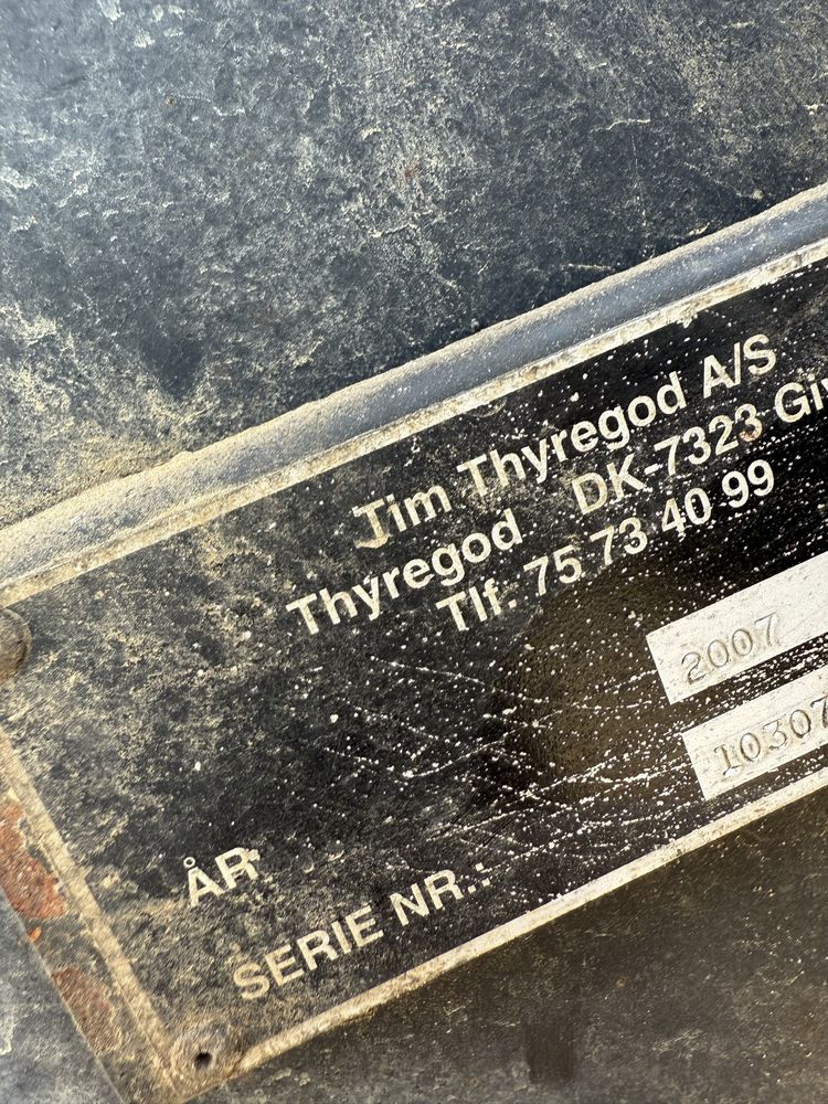 Przyczepa TIM 19 t Tandem oś skretna