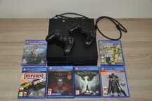 Konsola PS4 + 2 pady + gry + HDMI