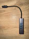 Adapter USB 3.0 HUB 3x USB + Ethernet RJ45