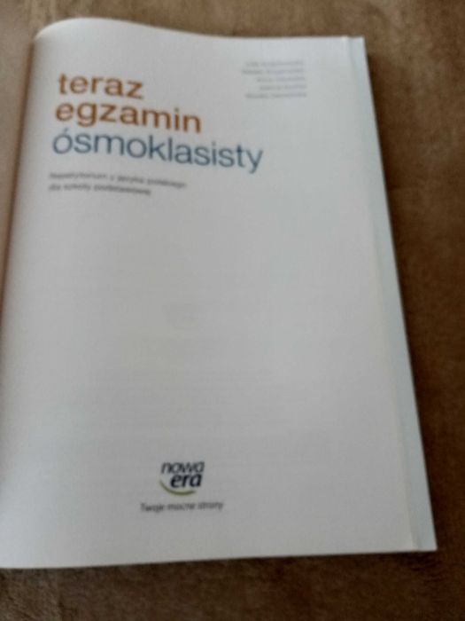 Teraz egzamin ósmoklasisty - język polski REPETYTORIUM (Nowa Era)