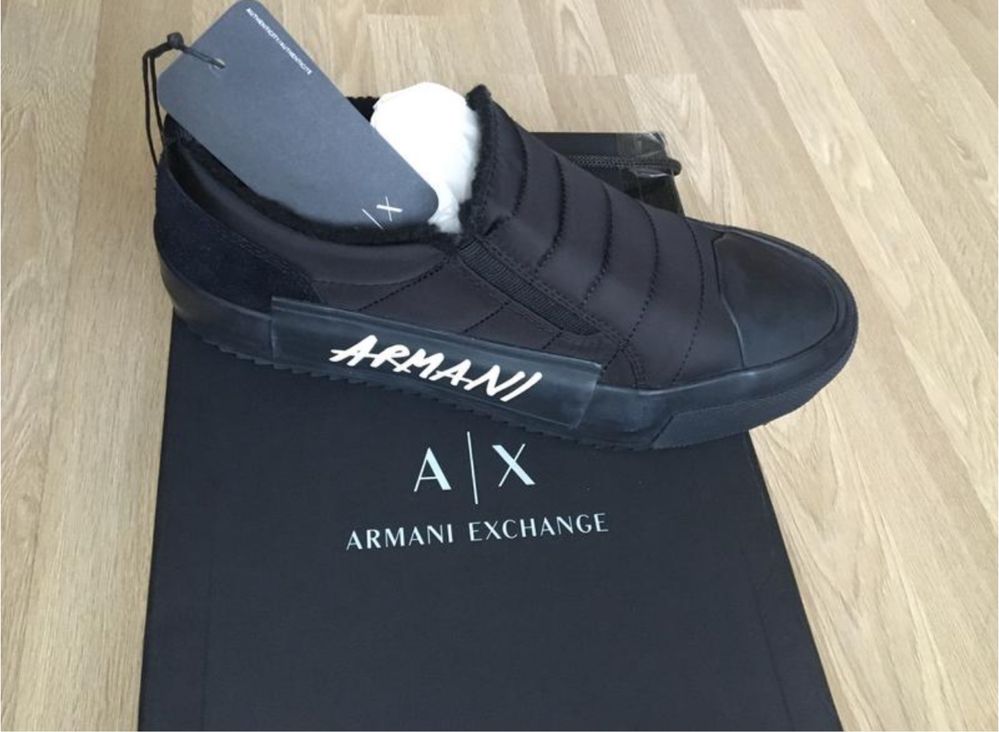 Мужские зимние полуботинки Armani Exchange,40