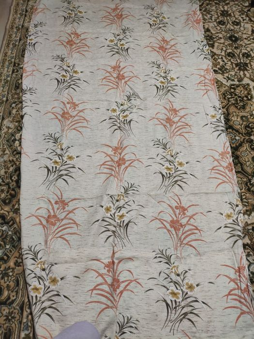 Штори вінтажні, бавовна/льон