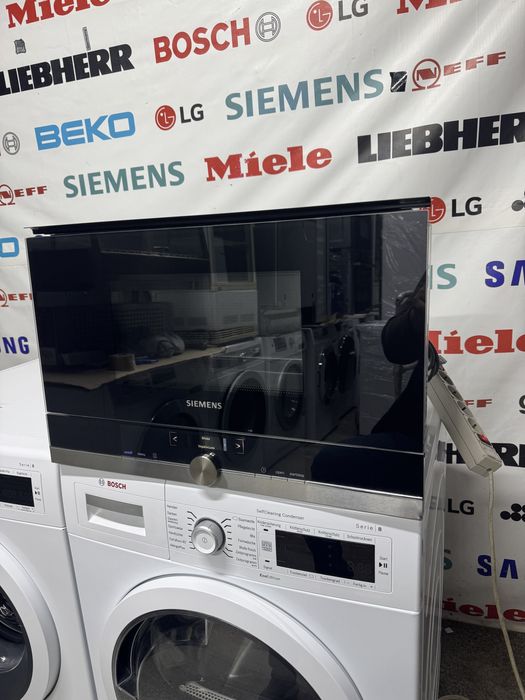 Вбудована мікрохвильова піч Siemens iQ700 (мікрохвильовка)