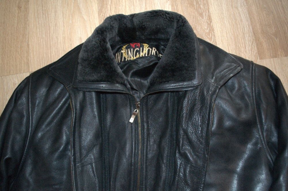 Куртка кожаная мужская, размер:50-52, пр-во Турция