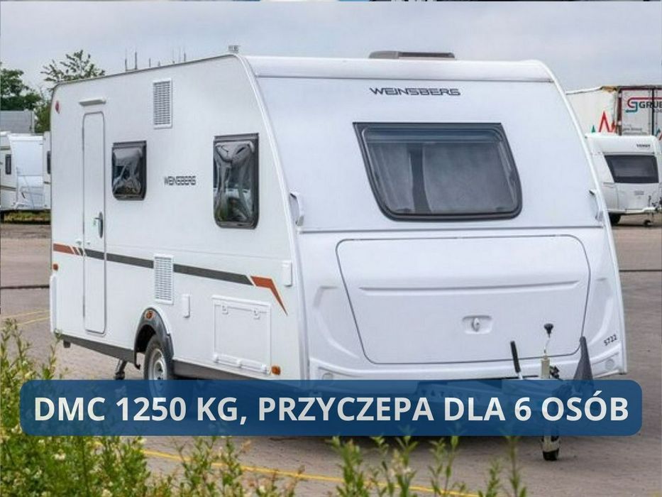 Weinsberg CaraCito 470 QDK  Przyczepa dla 6 osób z łóżkami piętrowymi!
