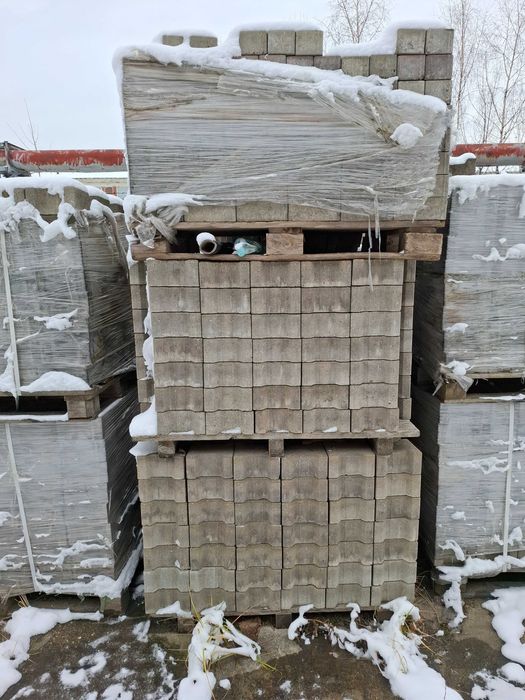 Kostka brukowa TT szara, używana 8/10/12cm