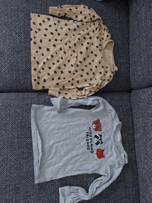 Piżamy dla dziewczynki 86/92 2x  H&M (jedna nowa nie noszona)